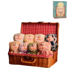 (Local warehouse)Lulu The Piggy Blind Box - Vintage Teddy Shop Series, Collectible Vinyl Face Figure, Cute Mystery Box Toy for Desk Decor, Birthday Gifts for Collectors and Fans (Single Box)