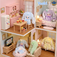 One top boxes Yooki 400% Bunny's Floral Fragments Series Blind Box - Large Mystery Plush Art Toy